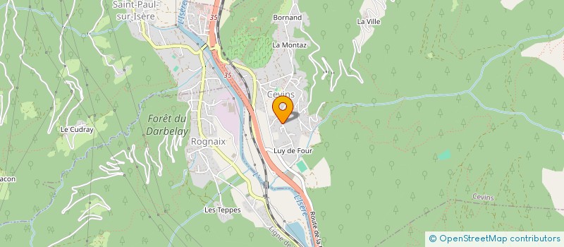 localisation de l'entreprise MONSIEUR PHILIPPE DELAPORTE  CEVINS