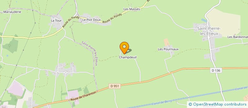 localisation de l'entreprise MONSIEUR PHILIPPE DELAPORTE  ST PIERRE LES ETIEUX