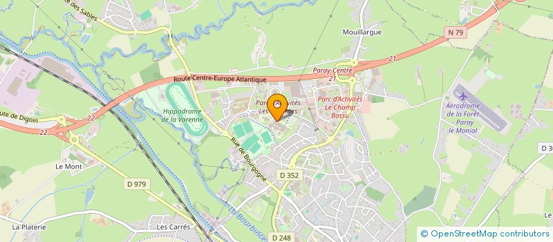localisation de l'entreprise MONSIEUR PHILIPPE DELAPORTE à PARAY-LE-MONIAL