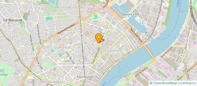 localisation de l'entreprise MONSIEUR PHILIPPE DELARUE  BORDEAUX