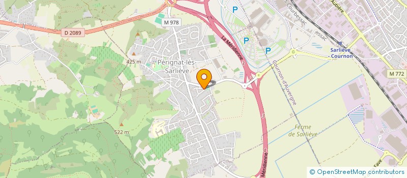 localisation de l'entreprise MONSIEUR PHILIPPE DELATTRE  PERIGNAT-LES-SARLIEVE