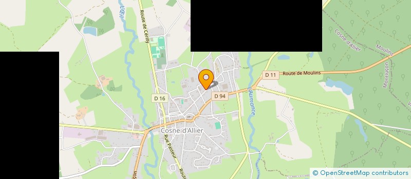 localisation de l'entreprise MONSIEUR PHILIPPE DELAUME  COSNE D'ALLIER