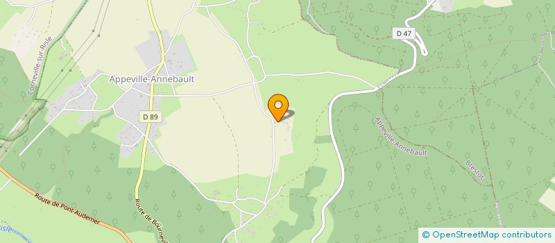 localisation de l'entreprise MONSIEUR PHILIPPE DELAUNAY  APPEVILLE-ANNEBAULT
