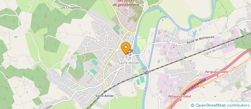 localisation de l'entreprise MONSIEUR PHILIPPE DELBARY  SAINT-ASTIER