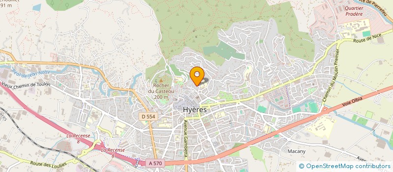 localisation de l'entreprise MONSIEUR PHILIPPE DELCAMBRE  HYERES