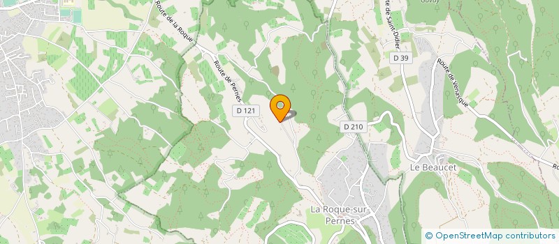 localisation de l'entreprise MONSIEUR PHILIPPE DELEBECQUE  LA ROQUE-SUR-PERNES