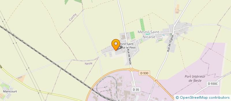 localisation de l'entreprise MONSIEUR PHILIPPE DELEFORTRIE  MESNIL-SAINT-NICAISE