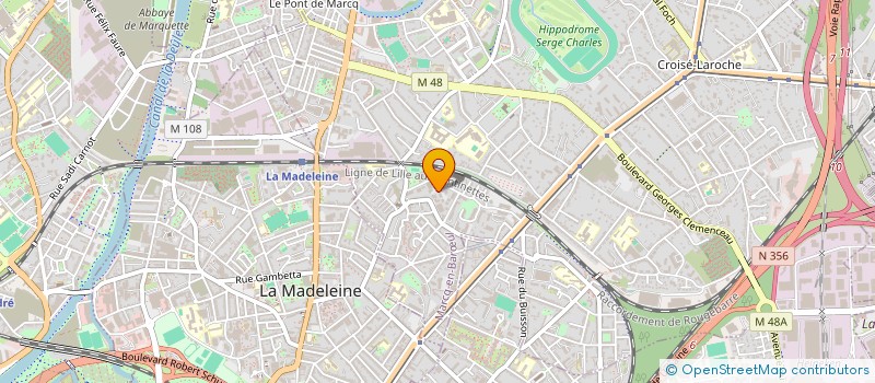 localisation de l'entreprise MONSIEUR PHILIPPE DELEQUEUCHE à MARCQ-EN-BARŒUL