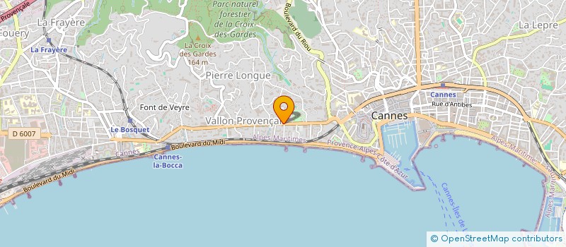 localisation de l'entreprise MONSIEUR PHILIPPE DELESALLE à CANNES