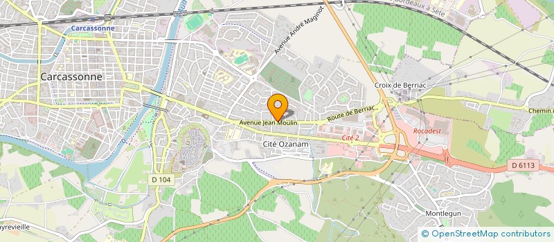 localisation de l'entreprise MONSIEUR PHILIPPE DELETANG  CARCASSONNE