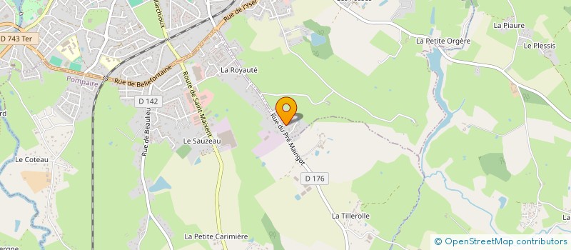 localisation de l'entreprise MONSIEUR PHILIPPE DELETANG à PARTHENAY