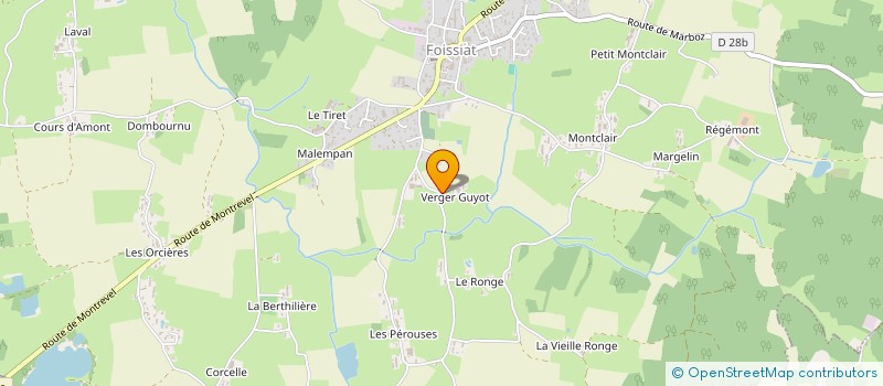 localisation de l'entreprise MONSIEUR PHILIPPE DELHAY à FOISSIAT