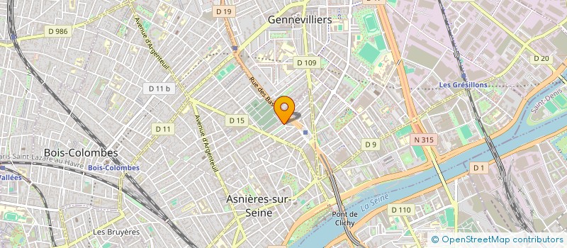 localisation de l'entreprise MONSIEUR PHILIPPE DELHOMMEAU  ASNIERES-SUR-SEINE