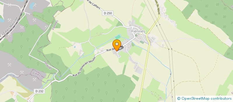 localisation de l'entreprise MONSIEUR PHILIPPE DELLIAUX  FIENNES