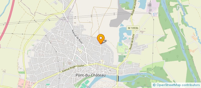 localisation de l'entreprise MONSIEUR PHILIPPE DELMOND  PONT-DU-CHATEAU