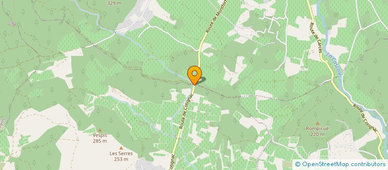 localisation de l'entreprise MONSIEUR PHILIPPE DELMOTTE  MONTFORT-SUR-ARGENS