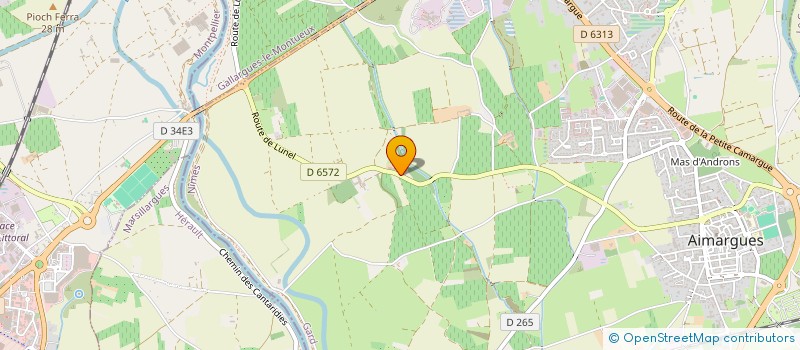 localisation de l'entreprise MONSIEUR PHILIPPE DELON  AIMARGUES