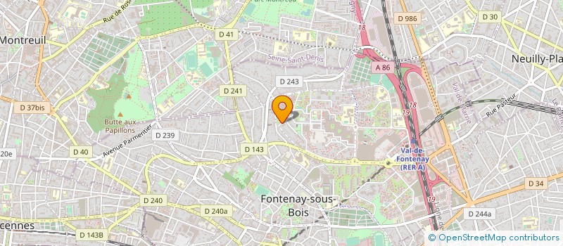 localisation de l'entreprise MONSIEUR PHILIPPE DELON à FONTENAY-SOUS-BOIS