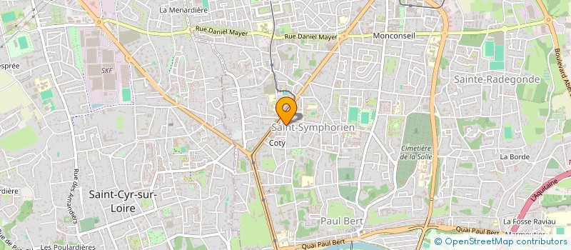 localisation de l'entreprise MONSIEUR PHILIPPE DELORD à TOURS