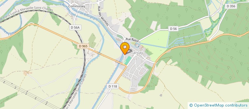 localisation de l'entreprise MONSIEUR PHILIPPE DELORD  TANLAY