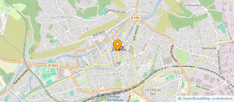localisation de l'entreprise MONSIEUR PHILIPPE DELORME à EVREUX
