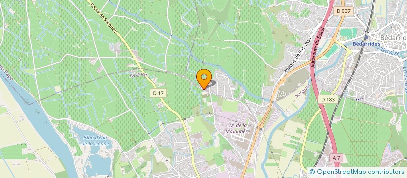 localisation de l'entreprise MONSIEUR PHILIPPE DELORME  BEDARRIDES