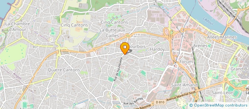 localisation de l'entreprise MONSIEUR PHILIPPE DELORS à ANGLET