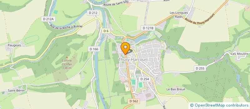 localisation de l'entreprise MONSIEUR PHILIPPE DELPHAN  THURY-HARCOURT-LE-HOM