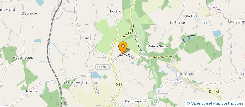 localisation de l'entreprise MONSIEUR PHILIPPE DEMAISON à JOURGNAC