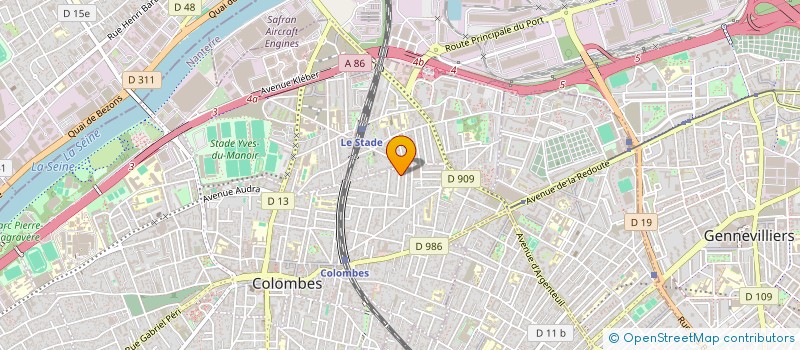 localisation de l'entreprise MONSIEUR PHILIPPE DEMARCO  COLOMBES