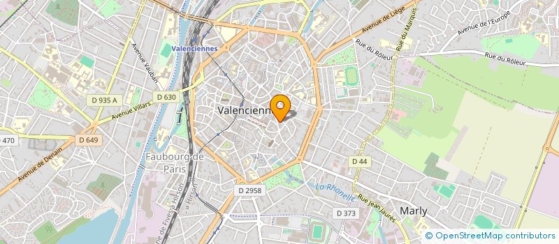 localisation de l'entreprise MONSIEUR PHILIPPE DEMARLY à VALENCIENNES