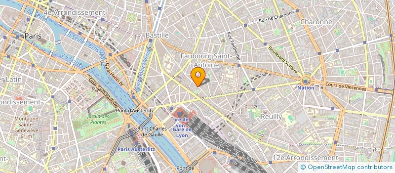 localisation de l'entreprise MONSIEUR PHILIPPE DEMENET  PARIS