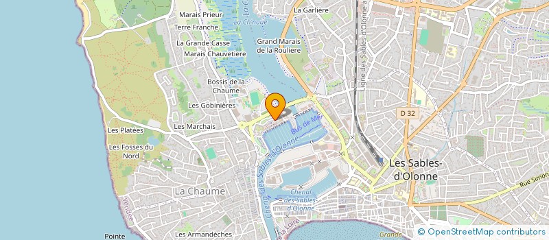 localisation de l'entreprise MONSIEUR PHILIPPE DEMERLIAC à LES SABLES D'OLONNE