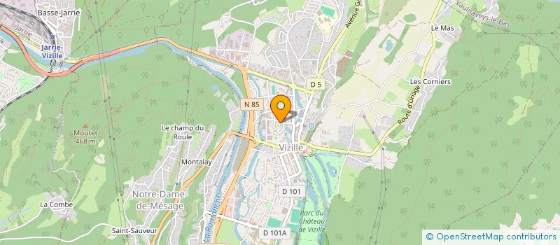 localisation de l'entreprise MONSIEUR PHILIPPE DEMEURE à VIZILLE
