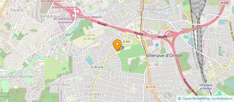 localisation de l'entreprise MONSIEUR PHILIPPE DEMOLIN à VILLENAVE-D'ORNON