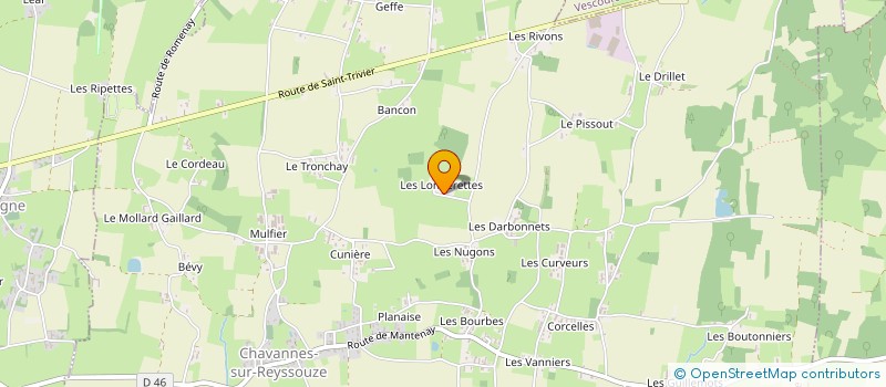 localisation de l'entreprise MONSIEUR PHILIPPE DEMORY à CHAVANNES-SUR-REYSSOUZE