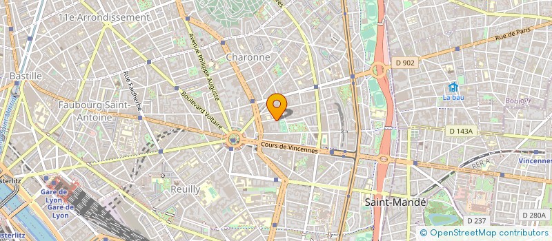 localisation de l'entreprise MONSIEUR PHILIPPE DENEUBOURG  PARIS