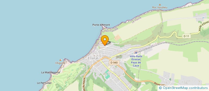 localisation de l'entreprise MONSIEUR PHILIPPE DENEUFVE à ETRETAT