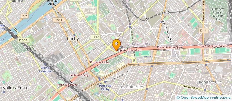 localisation de l'entreprise MONSIEUR PHILIPPE DENHEZ à CLICHY