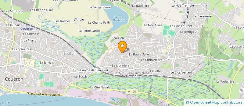 localisation de l'entreprise MONSIEUR PHILIPPE DENIAUD à COUERON