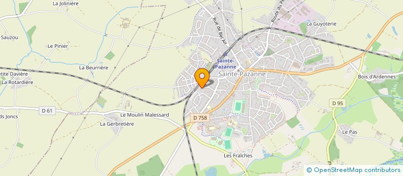 localisation de l'entreprise MONSIEUR PHILIPPE DENIEL à SAINTE-PAZANNE