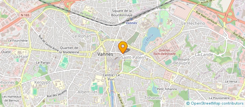 localisation de l'entreprise MONSIEUR PHILIPPE DENIS à VANNES