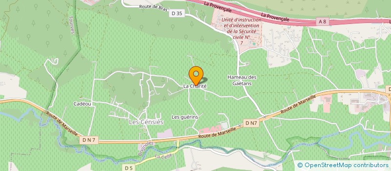 localisation de l'entreprise MONSIEUR PHILIPPE DENIS  BRIGNOLES