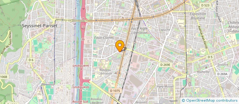 localisation de l'entreprise MONSIEUR PHILIPPE DENIS à GRENOBLE