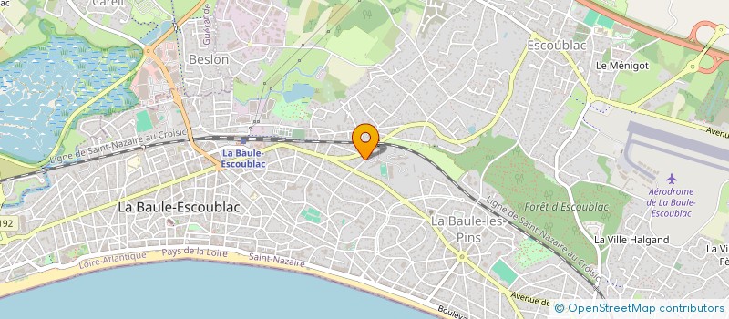 localisation de l'entreprise MONSIEUR PHILIPPE DEPLAIX à LA BAULE-ESCOUBLAC