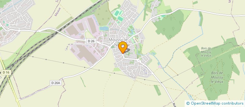 localisation de l'entreprise MONSIEUR PHILIPPE DEPRET  MOUSSY-LE-NEUF