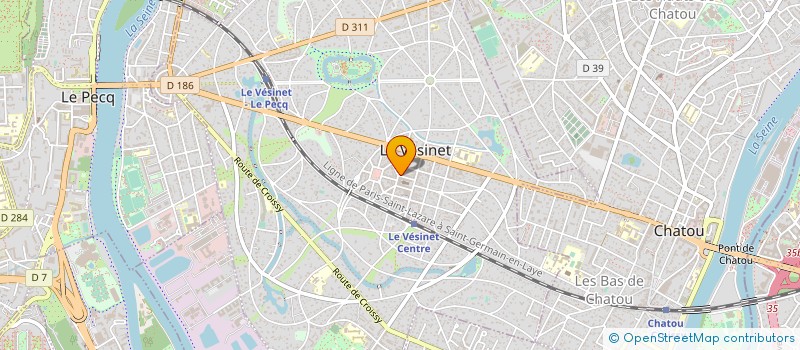 localisation de l'entreprise MONSIEUR PHILIPPE DEPUSSAY  LE VESINET