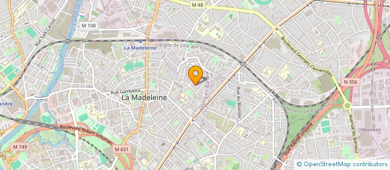 localisation de l'entreprise MONSIEUR PHILIPPE DERAMBURE  MONS-EN-BARUL