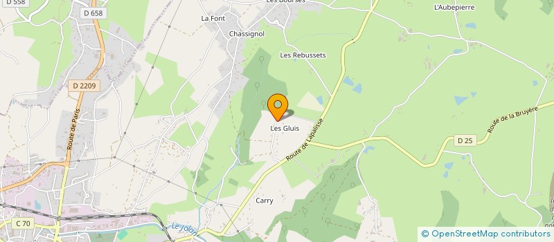 localisation de l'entreprise MONSIEUR PHILIPPE DERBOUX à CUSSET