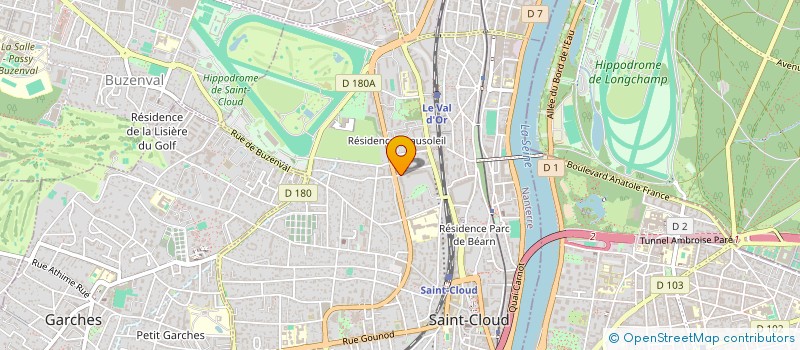 localisation de l'entreprise MONSIEUR PHILIPPE DERMAGNE à SAINT-CLOUD